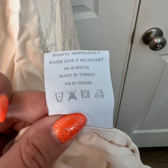 Cariloha Bamboo 3 piece Cream Split King 100% Viscose From Bamboo Sheet Set USED - Picture 8 of 8